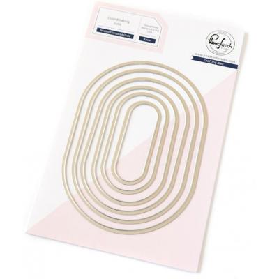 Pinkfresh Studio Die Set - Nested Elongated Ovals